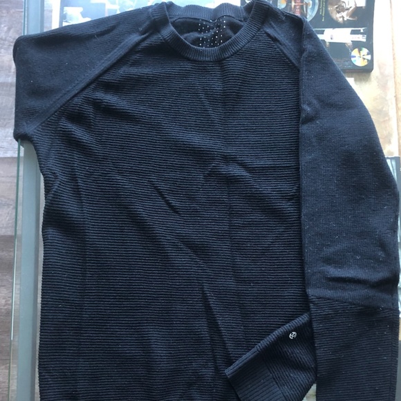 LuluLemon Black Knit Sweater - Picture 1 of 4